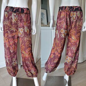 Free People Intimately Floral Print Pants Size XS